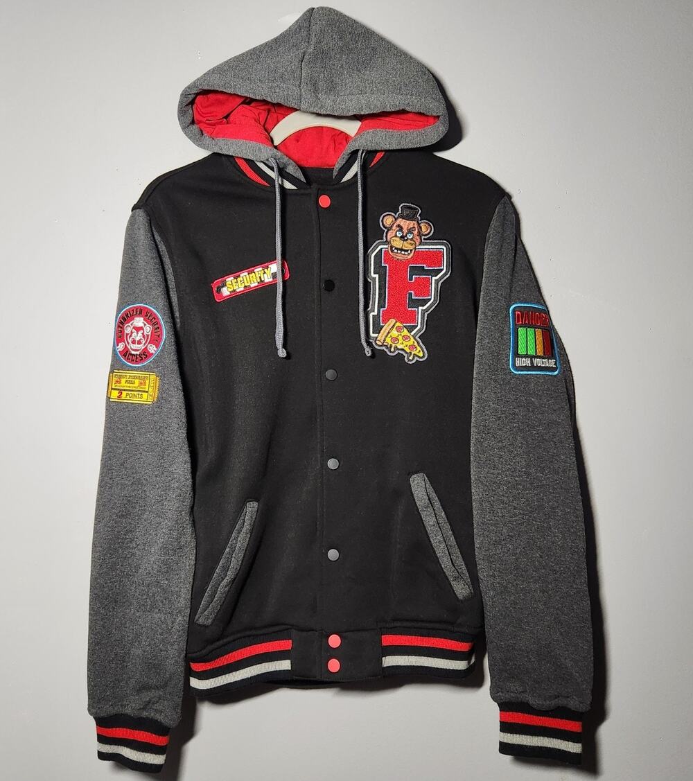 FNAF Theorywear Operator Varsity Jacket XS Five Nights At Freddys MatPat RARE
